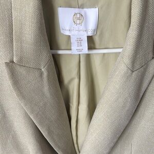 House of Harlow 1960 Cream/Tan Textured Blazer